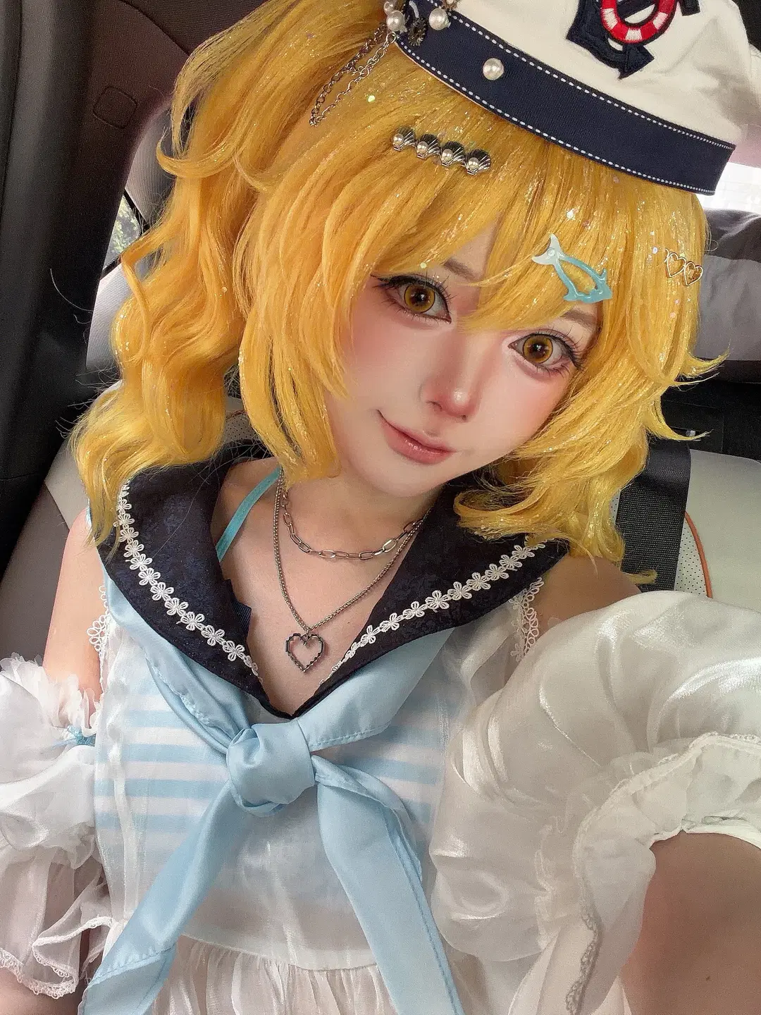 cosplay, 东方project, 水手服cos, 金发假发, CD30漫展