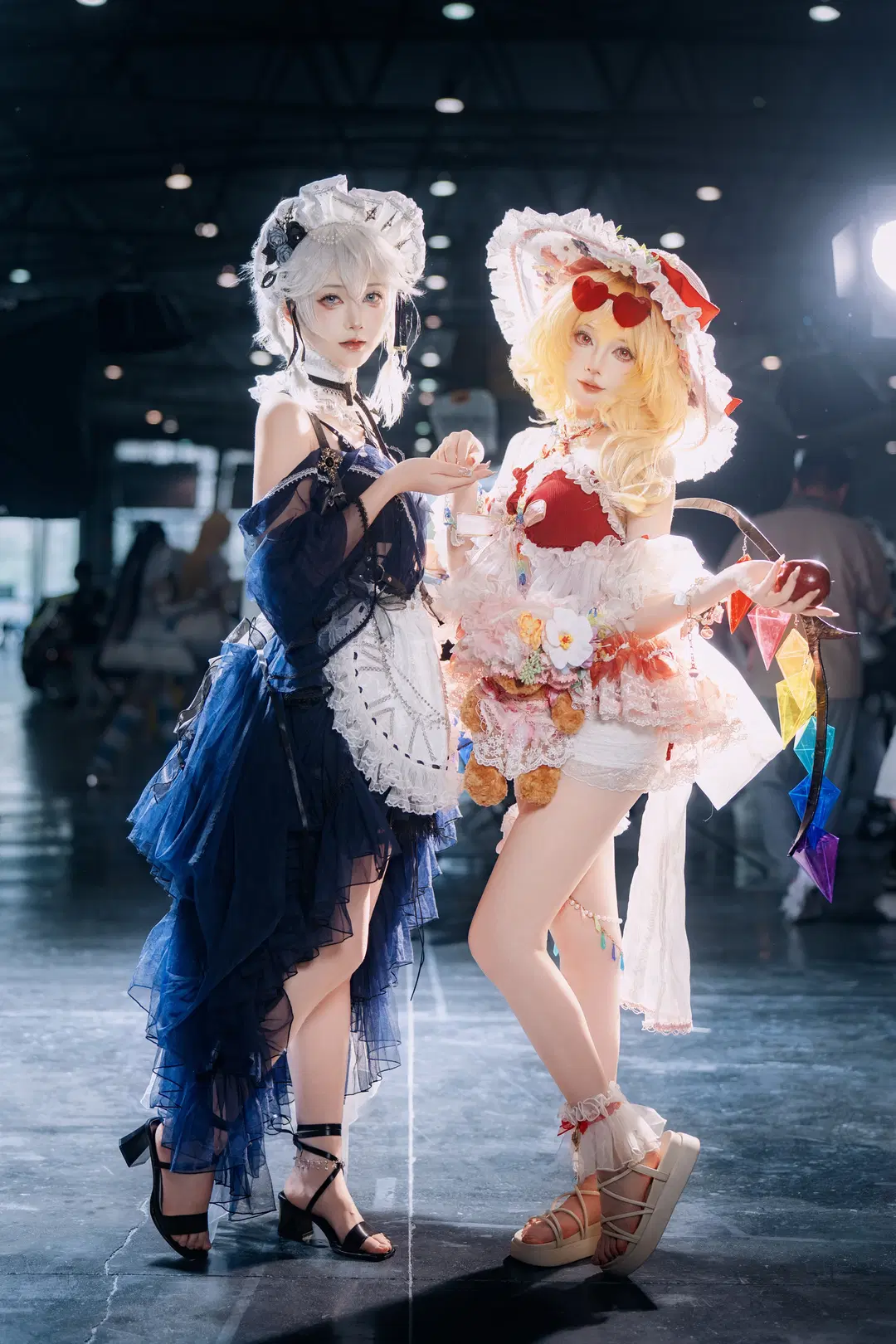 [Flandre Scarlet Cosplay] Touhou Project Red and blue duo Convention photos record by 另一个岁岁 - Image 2