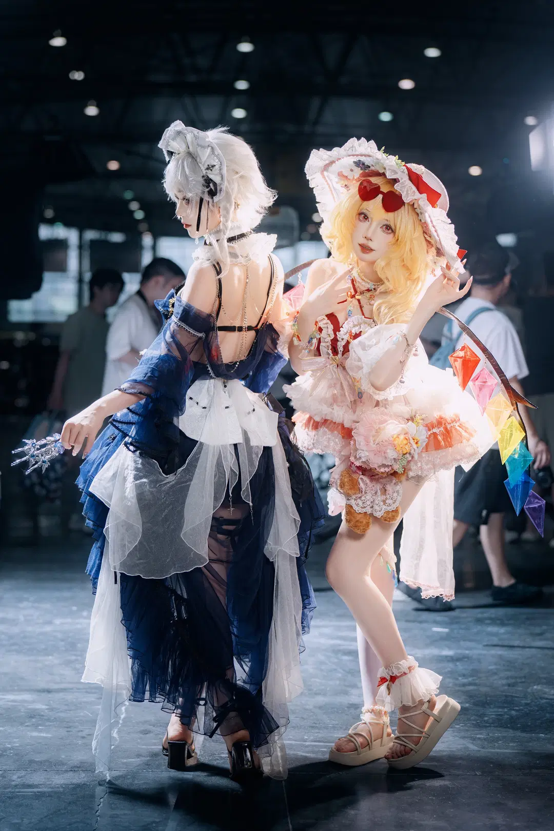 [Flandre Scarlet Cosplay] Touhou Project Red and blue duo Convention photos record by 另一个岁岁 - Image 4