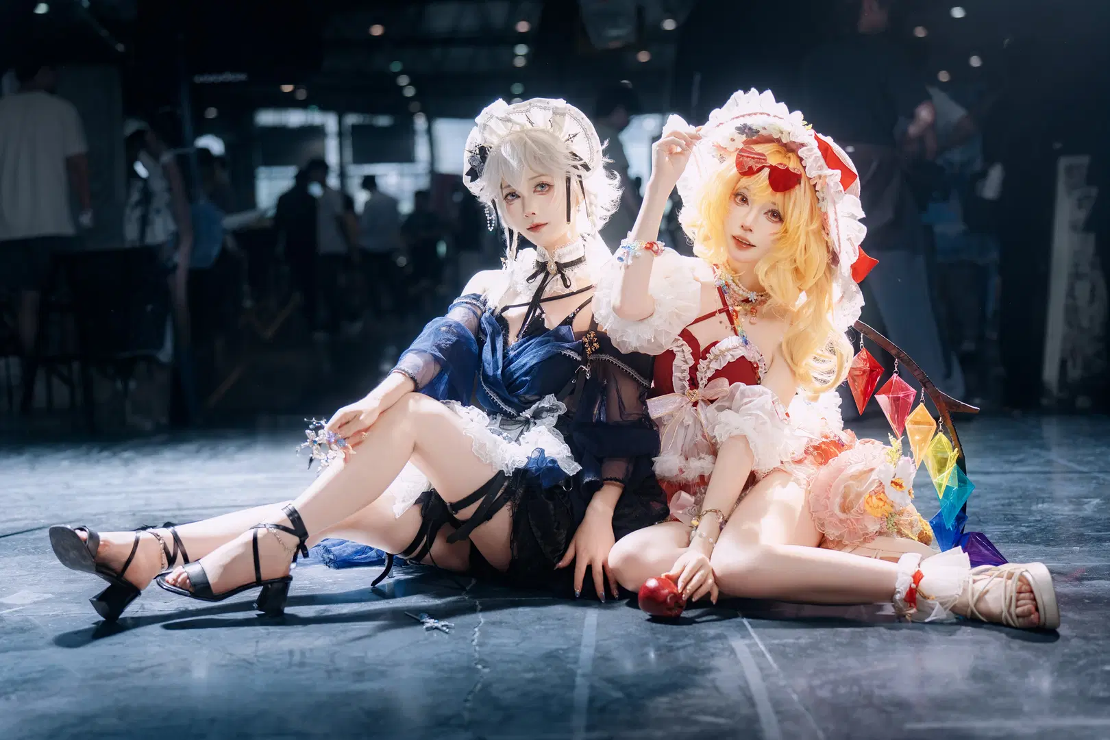东方project, 漫展返图, 东方二设, 十六夜咲夜cos, 芙兰朵露cos