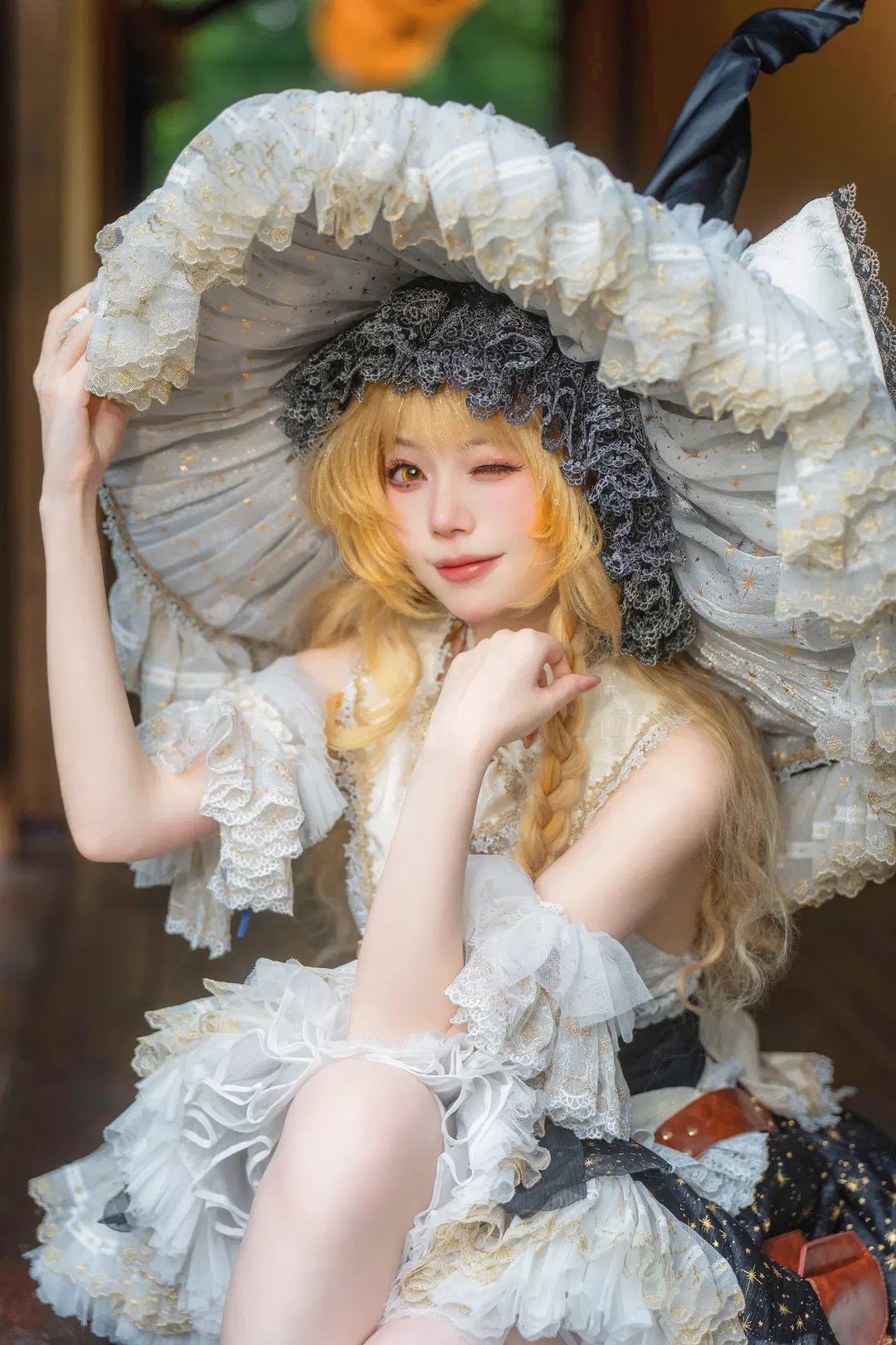 東方project, 魔法使, 霧雨魔理沙cos, 東方二設, Lolita洋裝