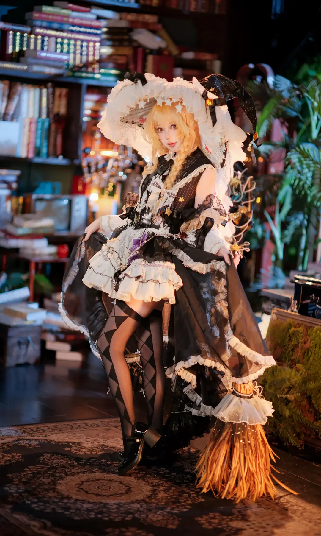 东方project, 洛丽塔, 雾雨魔理沙cos, 东方二设, 丝袜