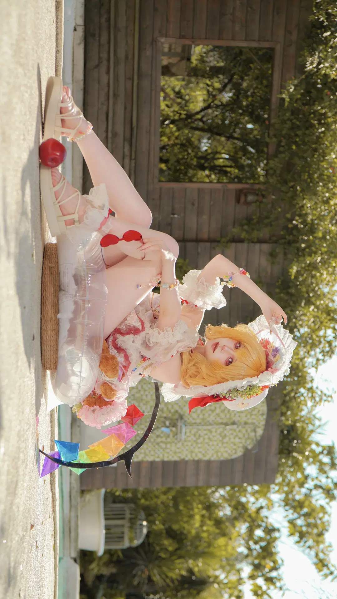 【フランドール・スカーレット コスプレ】東方Project 二次設定水着、陽光の下の夏の精霊 - 另一个岁岁 - 3枚目