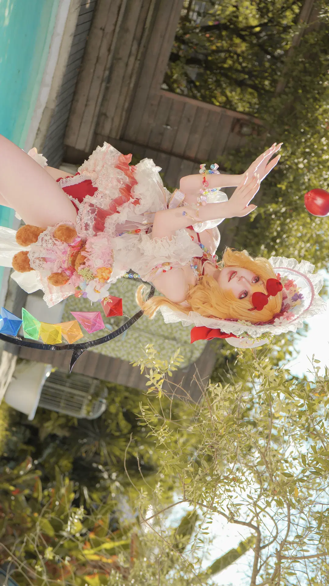 【フランドール・スカーレット コスプレ】東方Project 二次設定水着、陽光の下の夏の精霊 - 另一个岁岁 - 5枚目