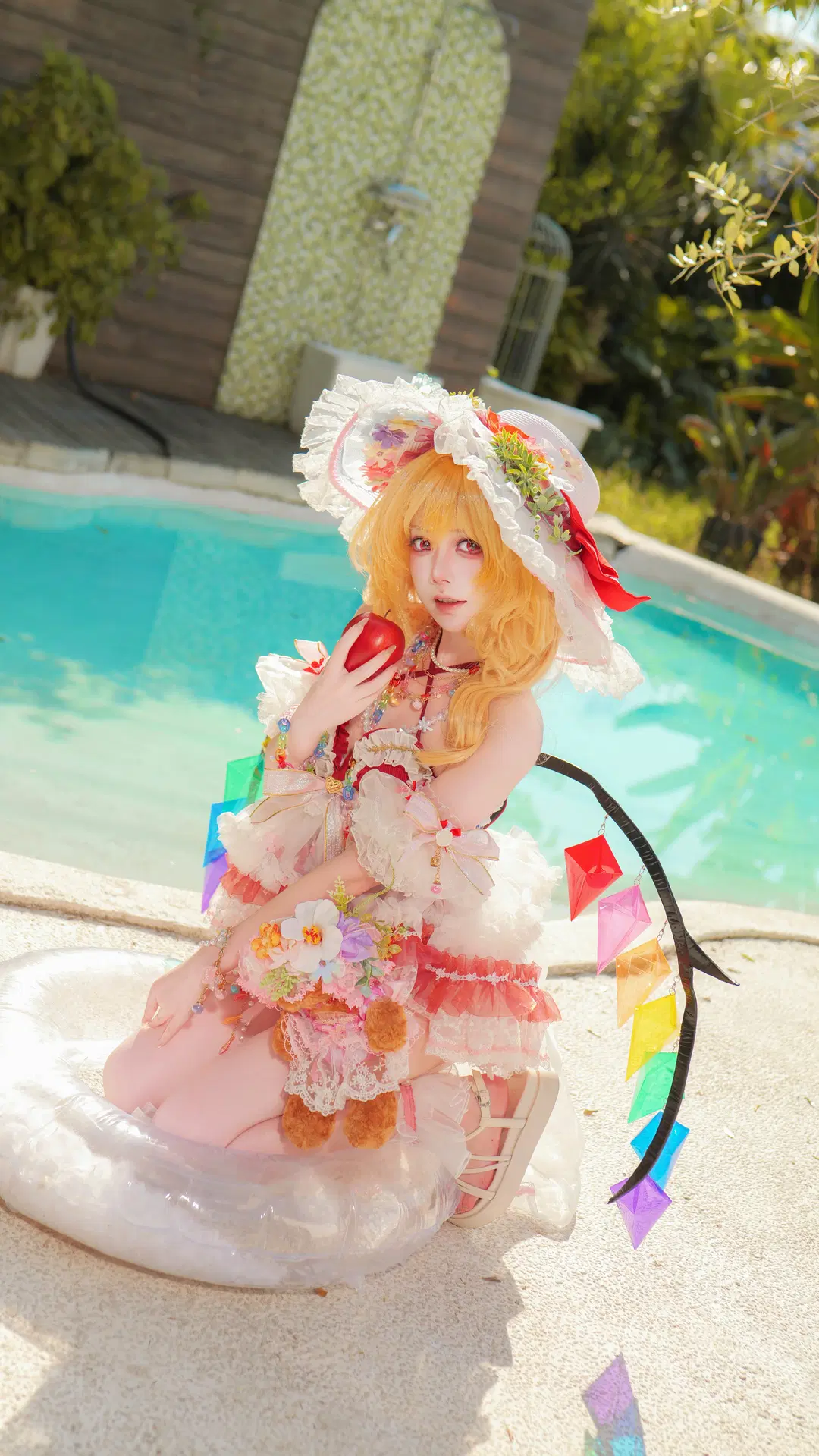 【フランドール・スカーレット コスプレ】東方Project 二次設定水着、陽光の下の夏の精霊 - 另一个岁岁 - 6枚目