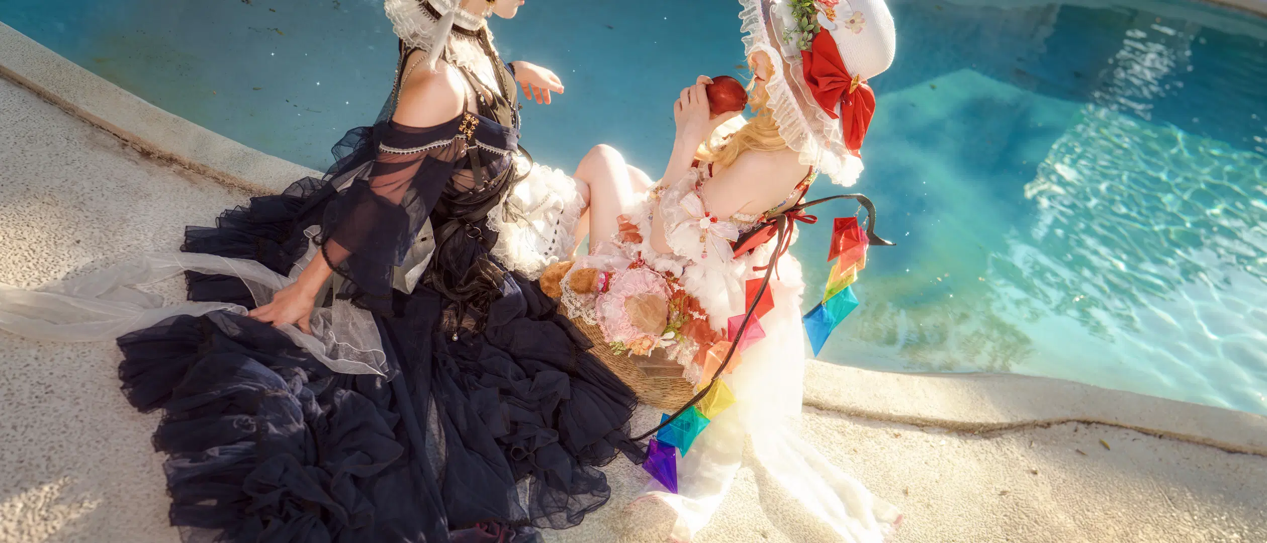 【芙兰朵露cos】东方project二小姐与女仆长夏日双人外景 - 另一个岁岁 - 第3张