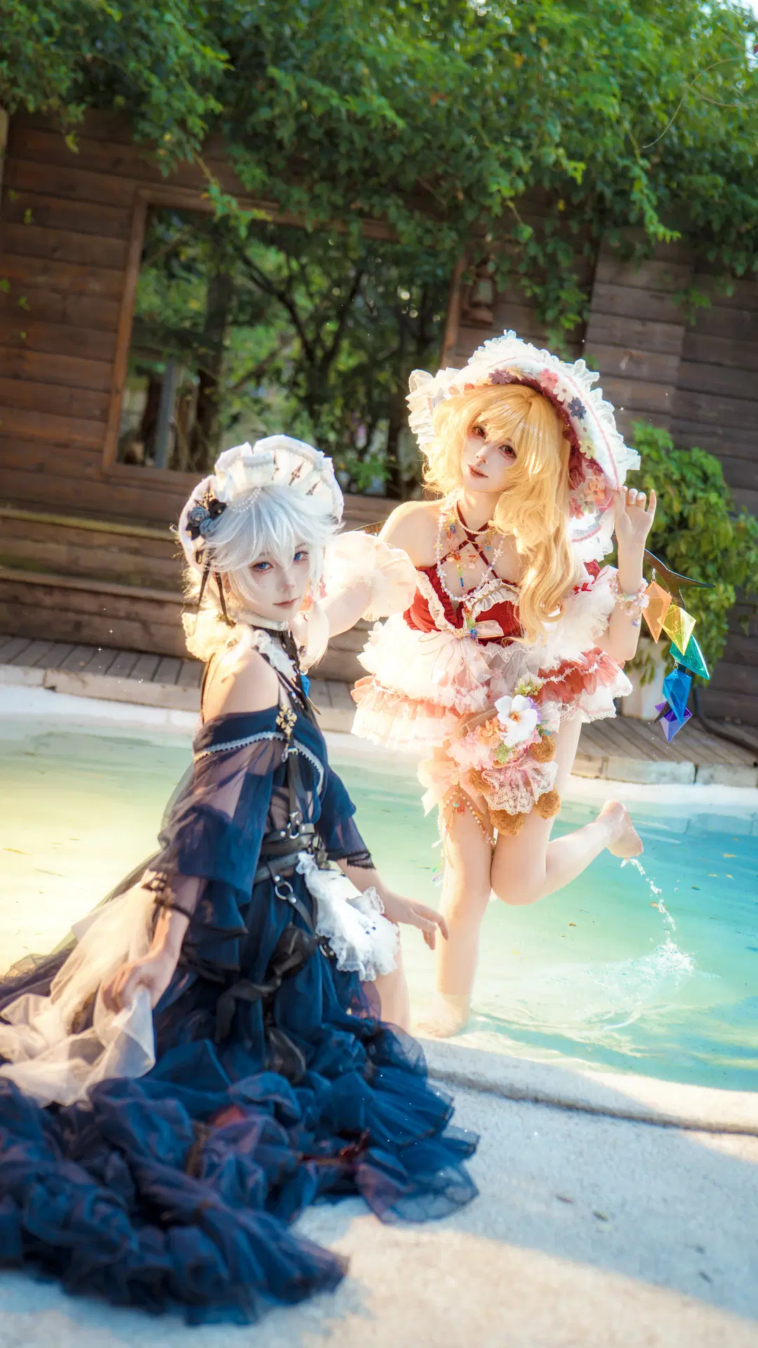 【芙兰朵露cos】东方project二小姐与女仆长夏日双人外景 - 另一个岁岁 - 第5张