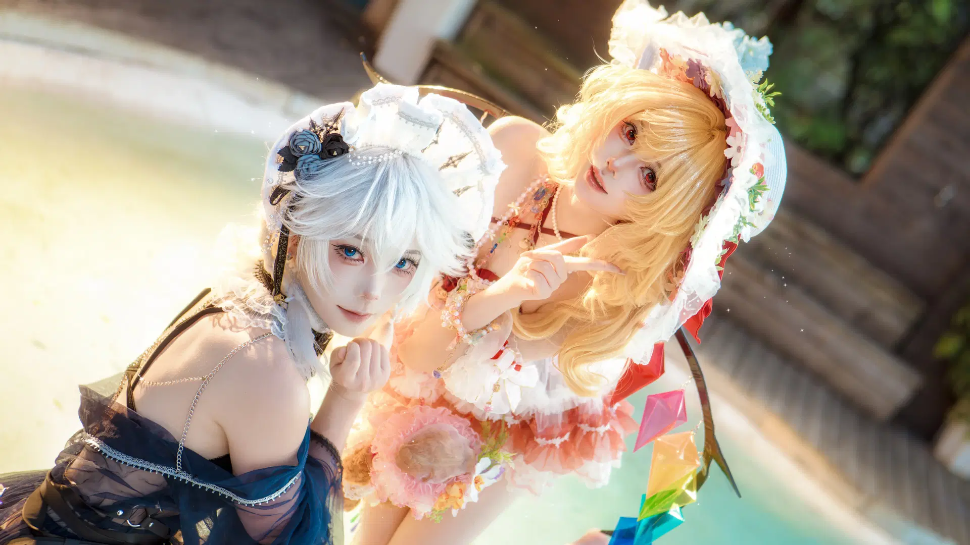 【芙兰朵露cos】东方project二小姐与女仆长夏日双人外景 - 另一个岁岁 - 第7张