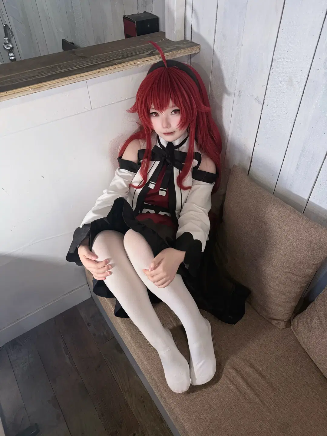 无职转生艾莉丝cos 复古钢琴房里的红发少女 - 珊瑚雪雪 - 第3张