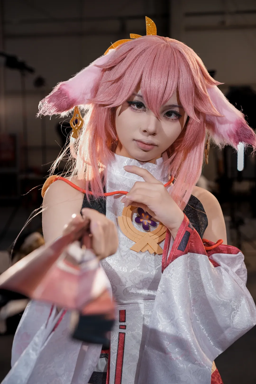 原神, cosplay, 场照, 漫展返图, 八重神子cos - 第4张