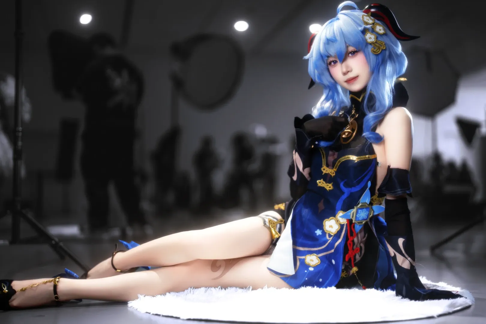 二次元, 原神, 甘雨cos, 漫展返图, 旗袍cos