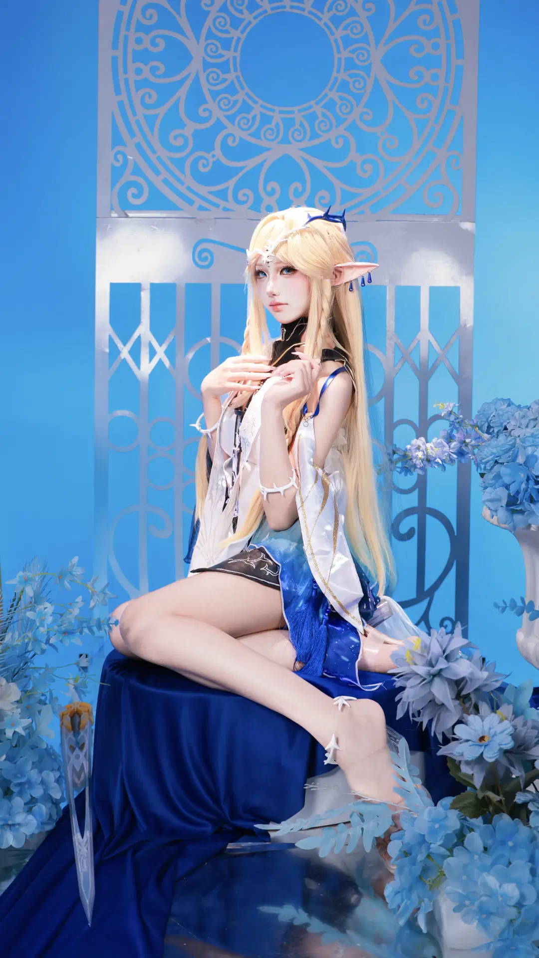 鸣潮, 二次元cos, 卡提西亚cos, 奇幻风cosplay, 圣女cos