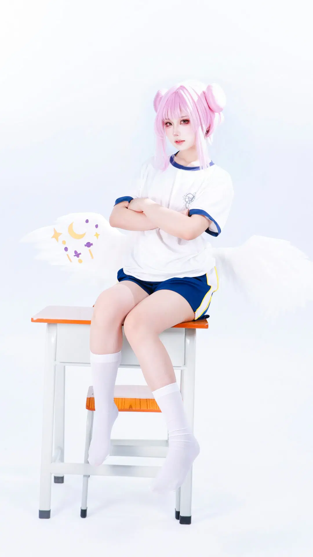 【聖園未花cos】蔚藍檔案體操服白絲造型分享 - 望眠 - 第3張