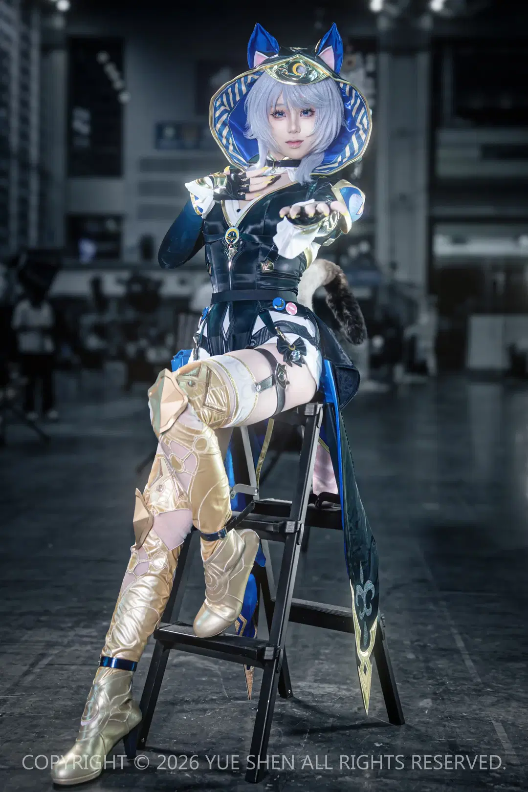 セファリア コスプレ：崩壊：スターレイルのジャズ・ノーブル・キャット - 月下神兮 - 4枚目