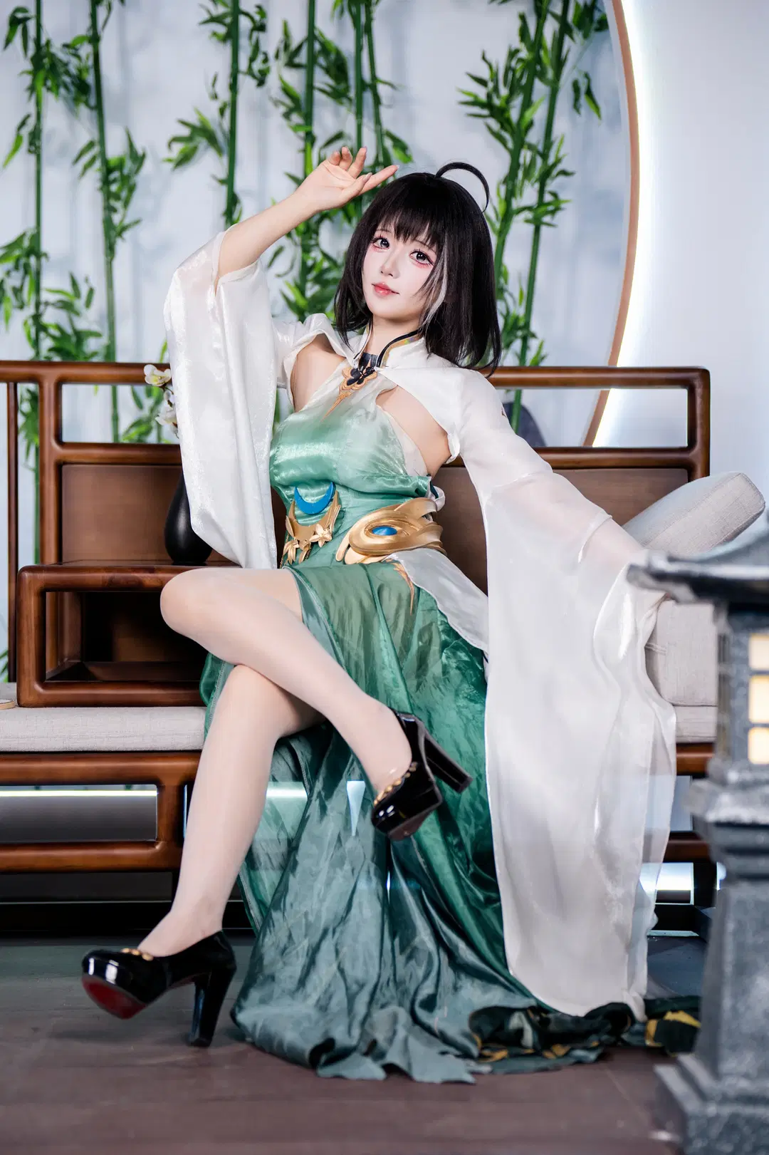 [Hwah Jah cosplay] Azur Lane Hwah Jah: Lustrous as Lacquer, Graceful Elegance by 随风旋律 - Image 2