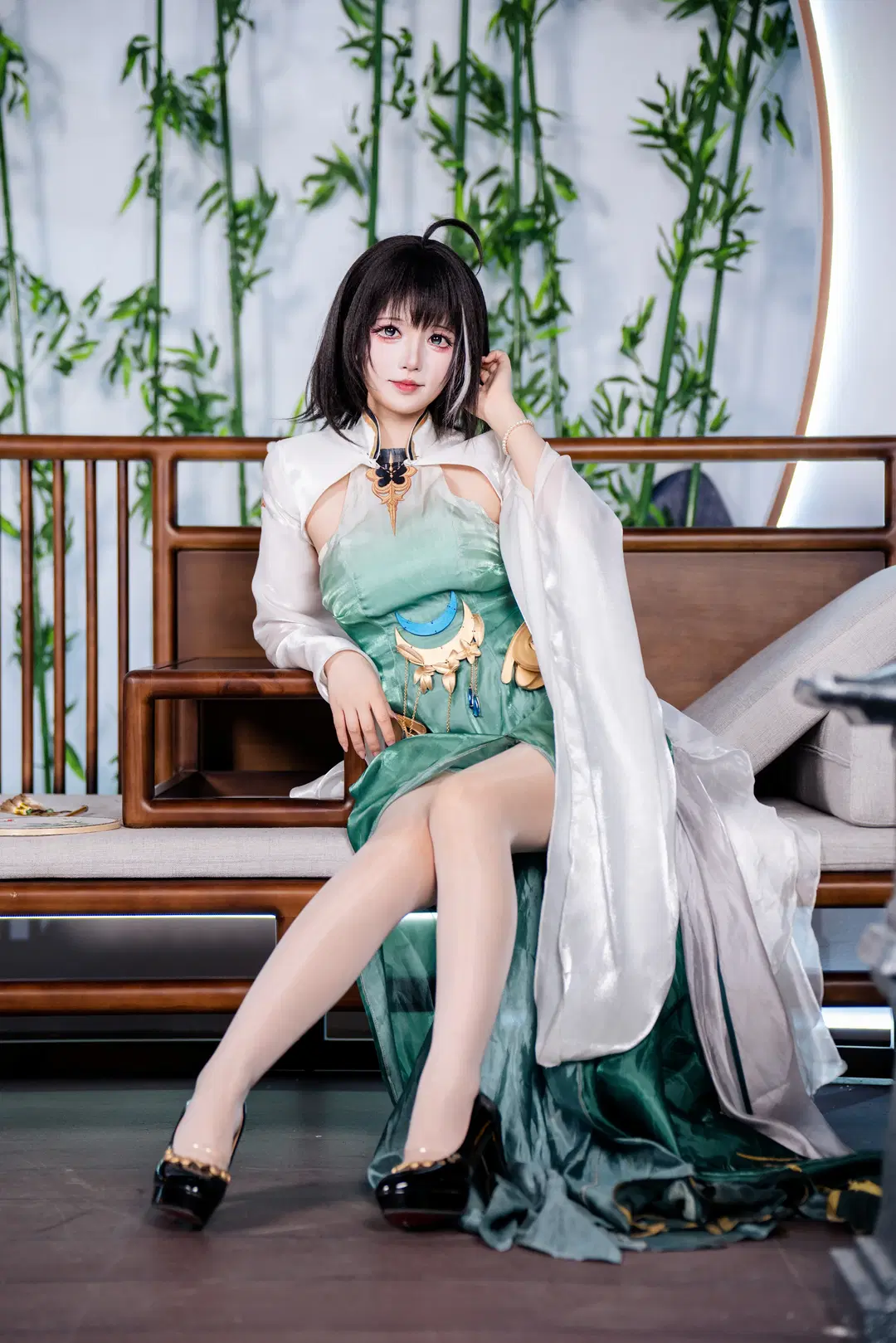 [Hwah Jah cosplay] Azur Lane Hwah Jah: Lustrous as Lacquer, Graceful Elegance by 随风旋律 - Image 3