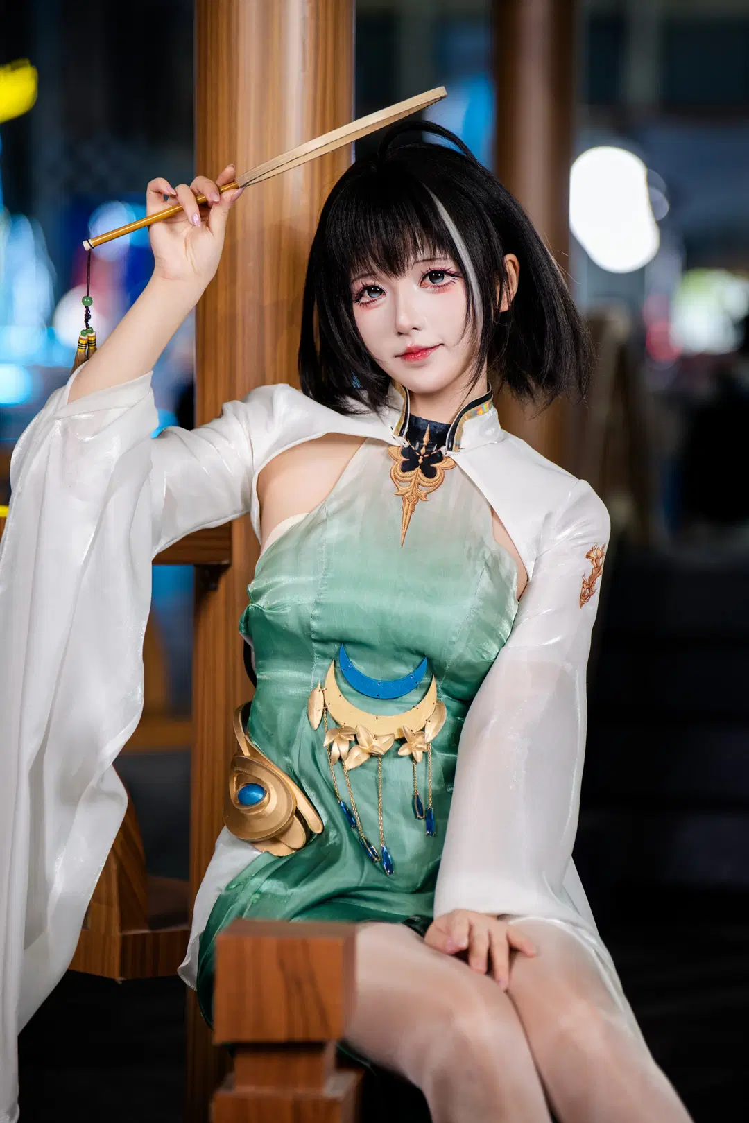 [Hwah Jah cosplay] Azur Lane Hwah Jah: Lustrous as Lacquer, Graceful Elegance by 随风旋律 - Image 4