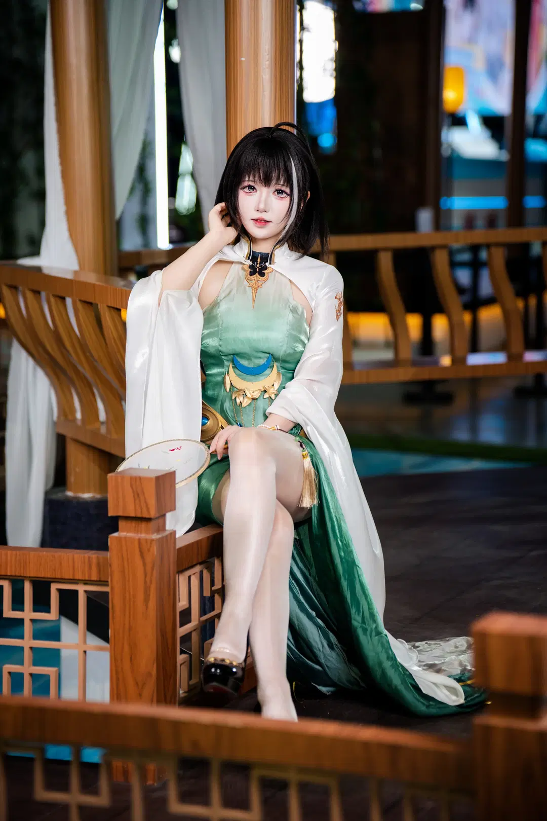 [Hwah Jah cosplay] Azur Lane Hwah Jah: Lustrous as Lacquer, Graceful Elegance by 随风旋律 - Image 5