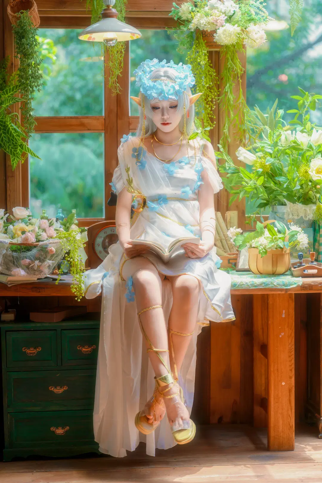 葬送的芙莉莲, 芙莉莲cos, 精灵cos, 奇幻风, 森系写真