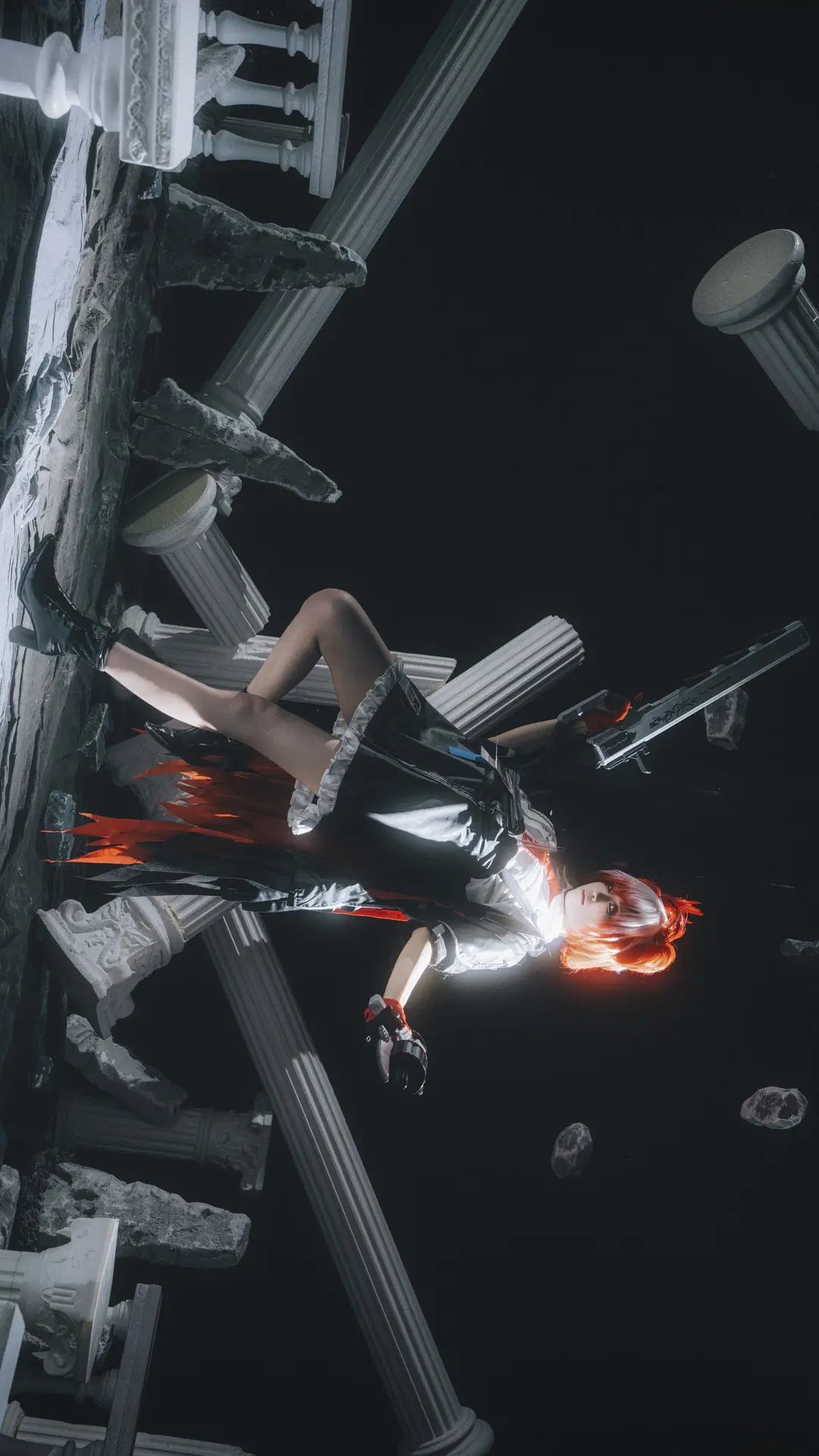 [Fiammetta cosplay] Gunfire and Wings Amid Laterano Ruins by 云生0v0 - Image 2
