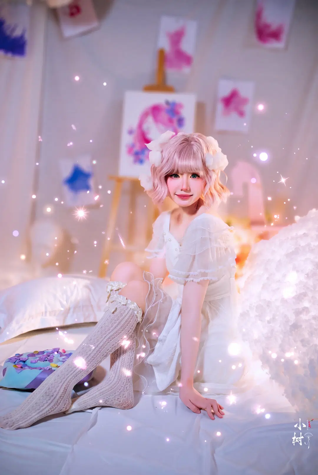 无限暖暖糖果天使风格 梦幻魔法少女氛围感写真 - 小树 - 第2张