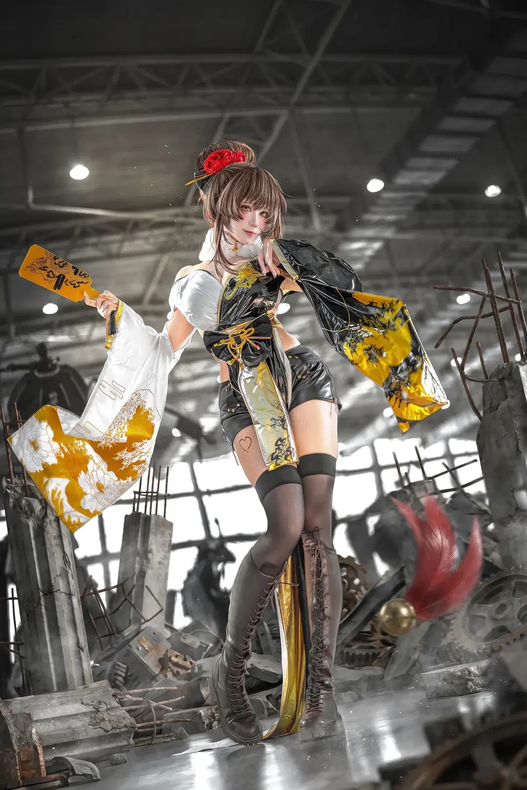 【ノワールコスプレ】勝利の女神：NIKKEの黒兎ノワール - 拾一 - 2枚目