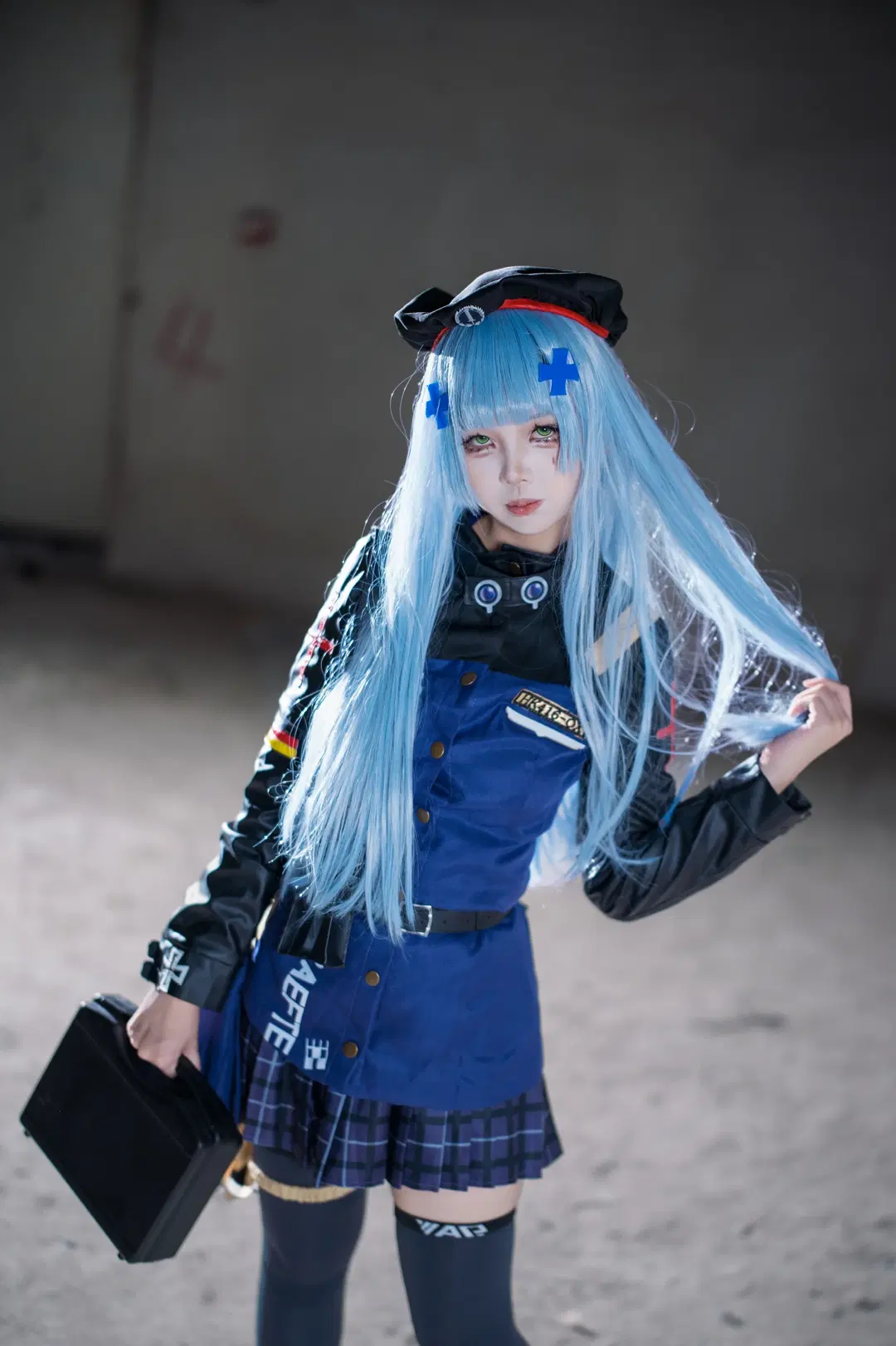 废墟摄影, 黑丝, 战术少女, 少女前线, HK416cos