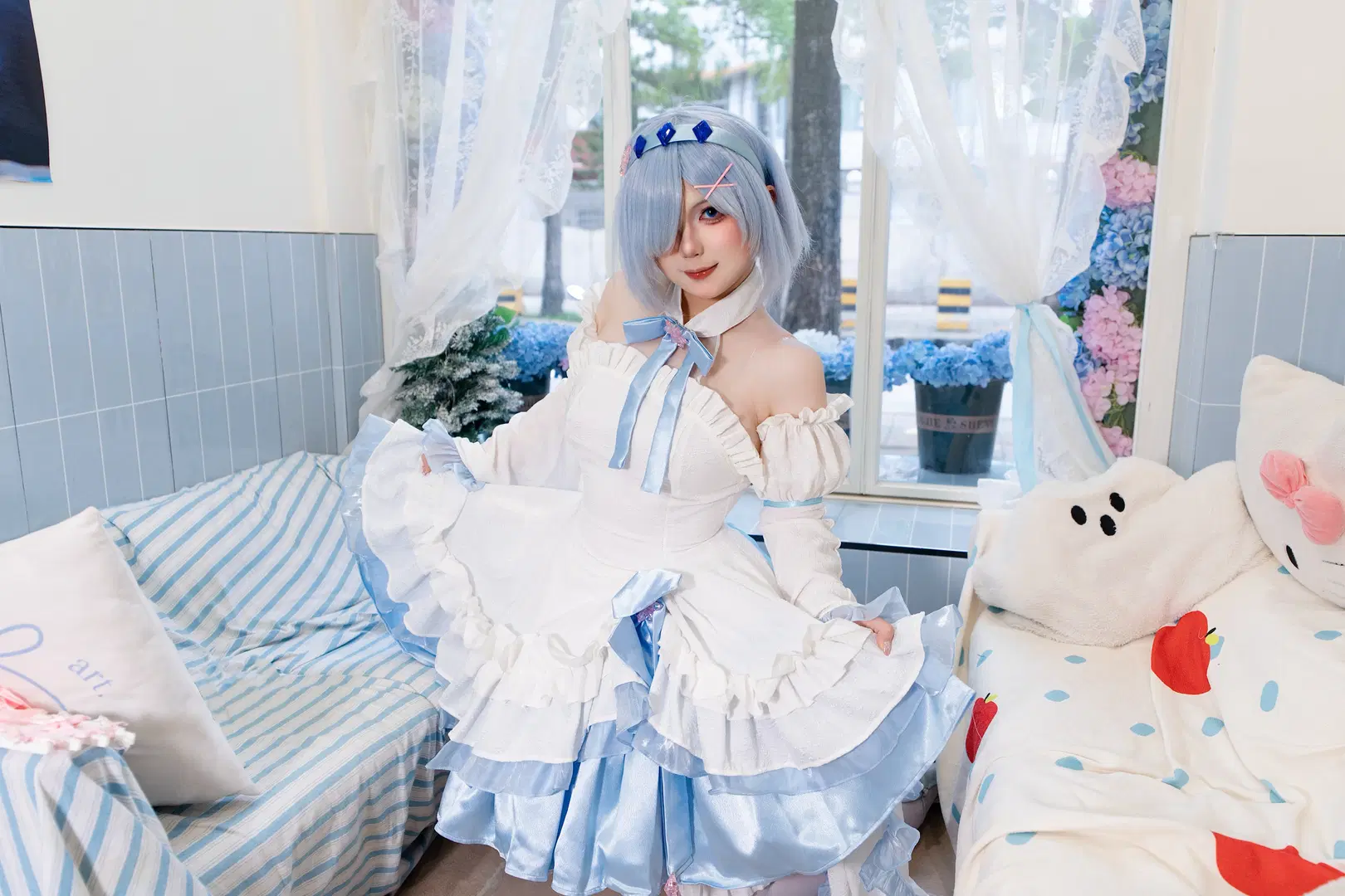 [Rem cosplay] Re:ZERO -Starting Life in Another World- Rem Dress Version Shoot Log by 小小波罗崽 - Image 2