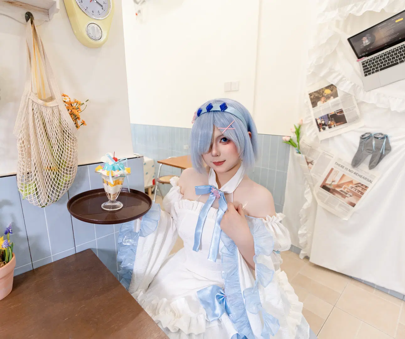 [Rem cosplay] Re:ZERO -Starting Life in Another World- Rem Dress Version Shoot Log by 小小波罗崽 - Image 6