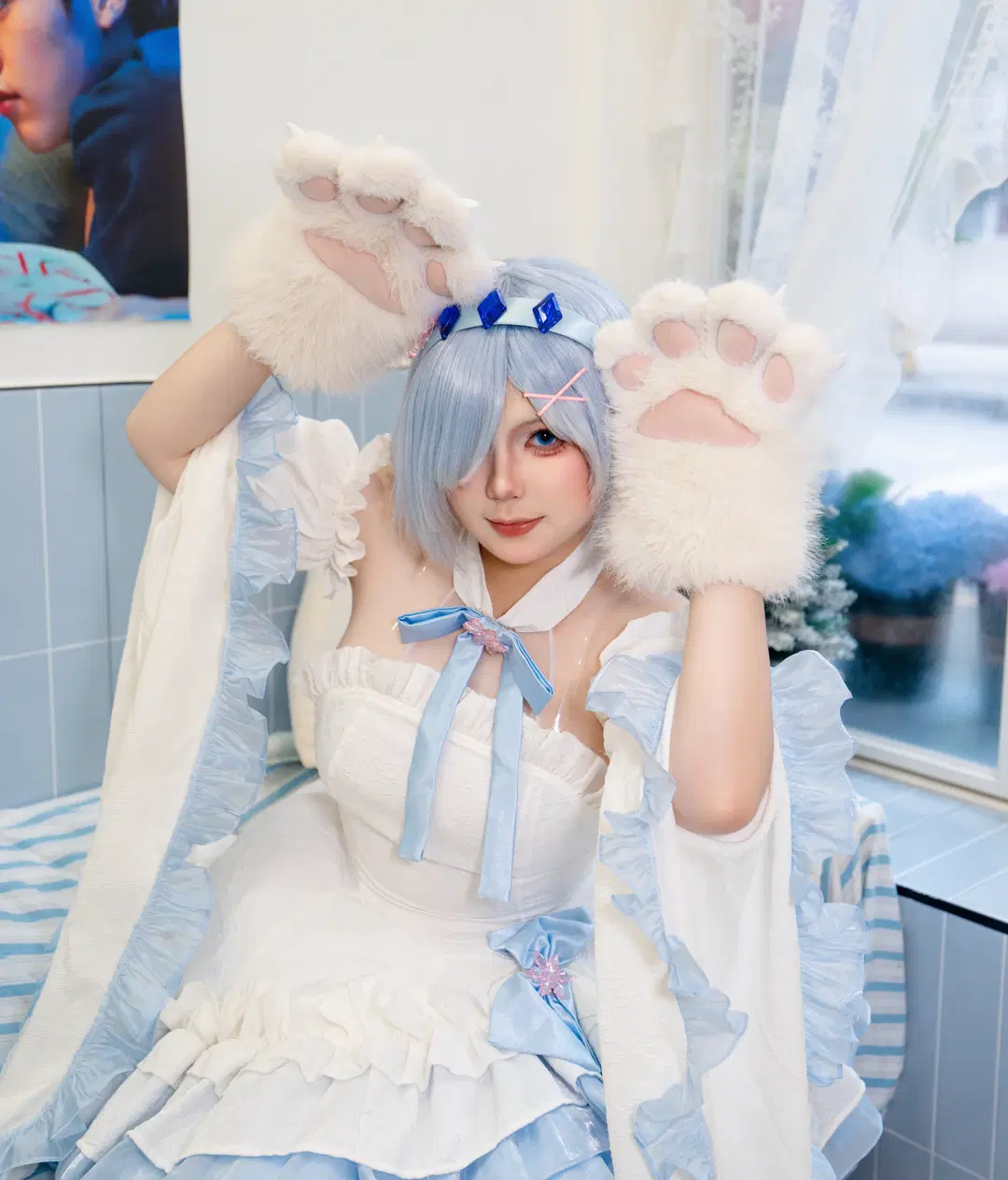 [Rem cosplay] Re:ZERO -Starting Life in Another World- Rem Dress Version Shoot Log by 小小波罗崽 - Image 7