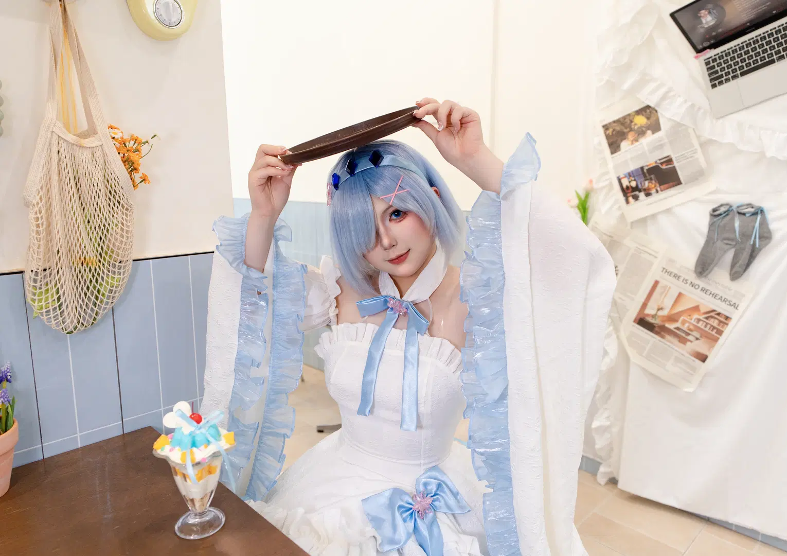 [Rem cosplay] Re:ZERO -Starting Life in Another World- Rem Dress Version Shoot Log by 小小波罗崽 - Image 8
