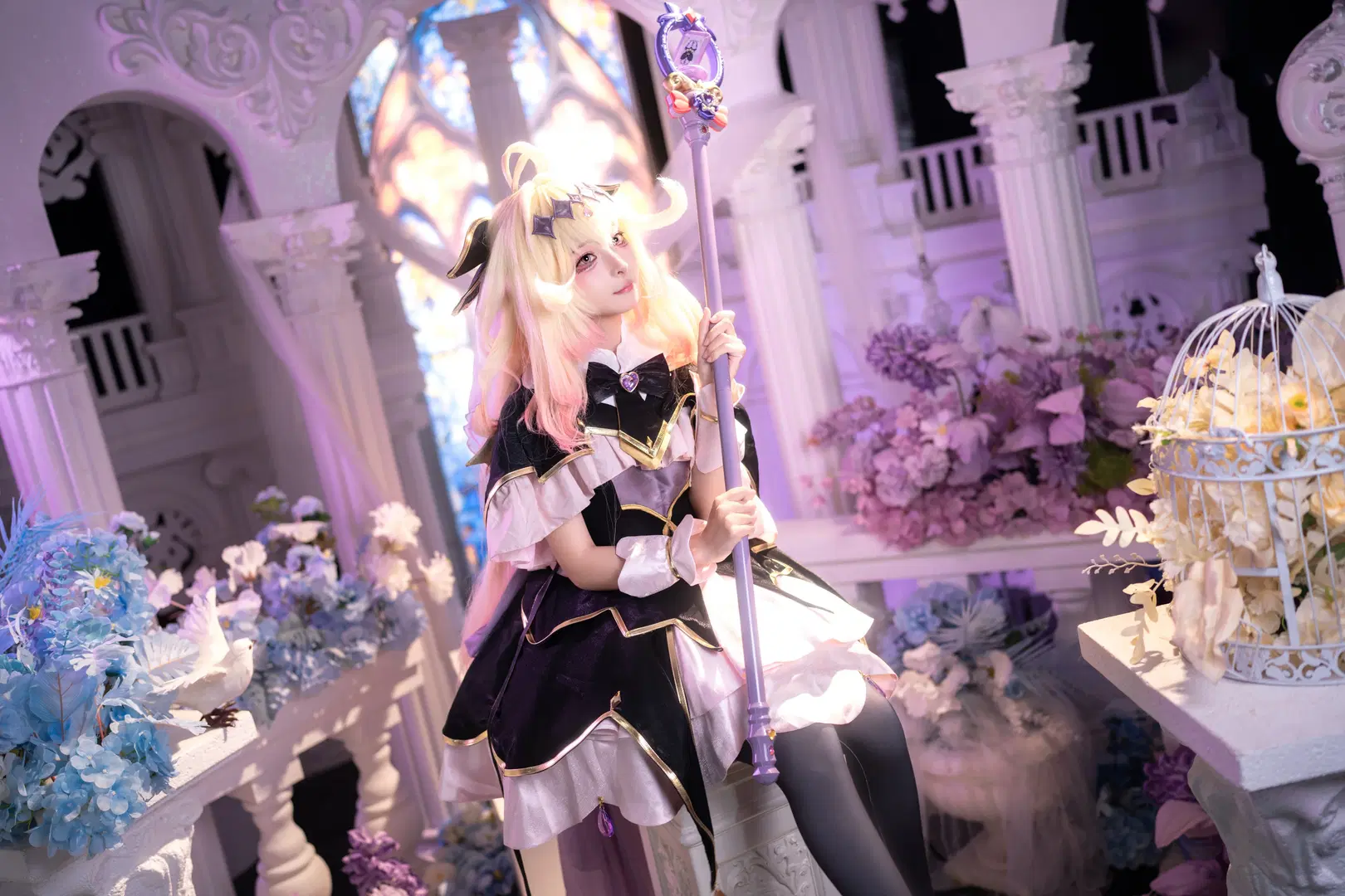 【森亚露露卡cos】光之美少女的古典奇幻场景拍摄 - 远野咲夜2_0 - 第4张
