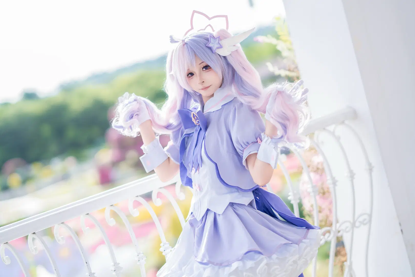 【宇泽玲纱cos】蔚蓝档案魔法少女的梦幻花园外景 - 远野咲夜2_0 - 第3张