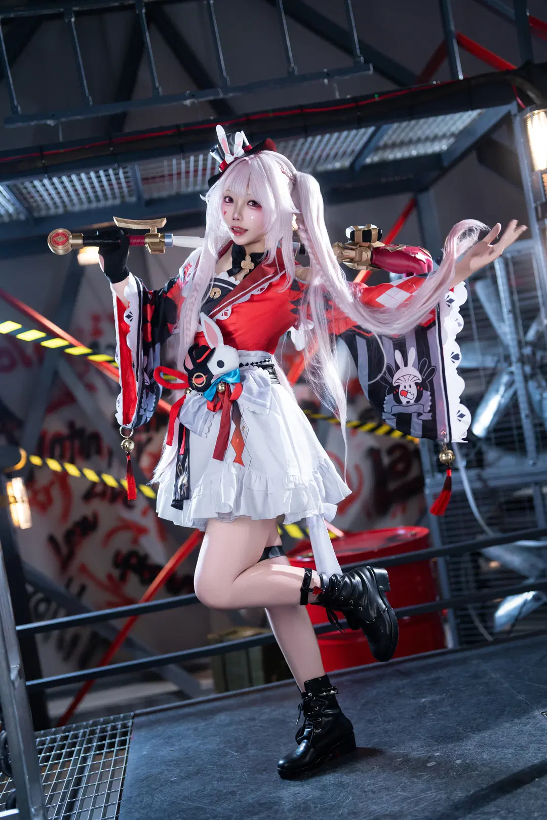 【火花cos】崩壞星穹鐵道里的紅白兔子，今天玩點不一樣的 - 远野咲夜2_0 - 第2張