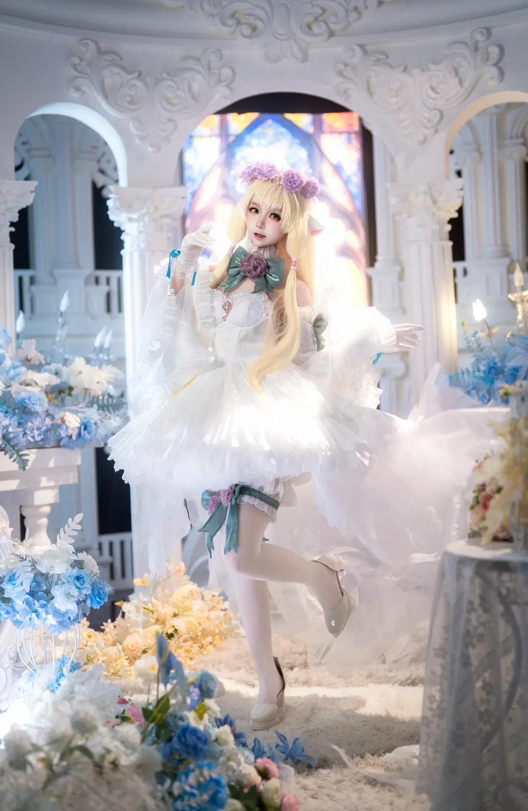 【小叽cos】人型电脑天使心的纯白花嫁。 - 远野咲夜2_0 - 第4张