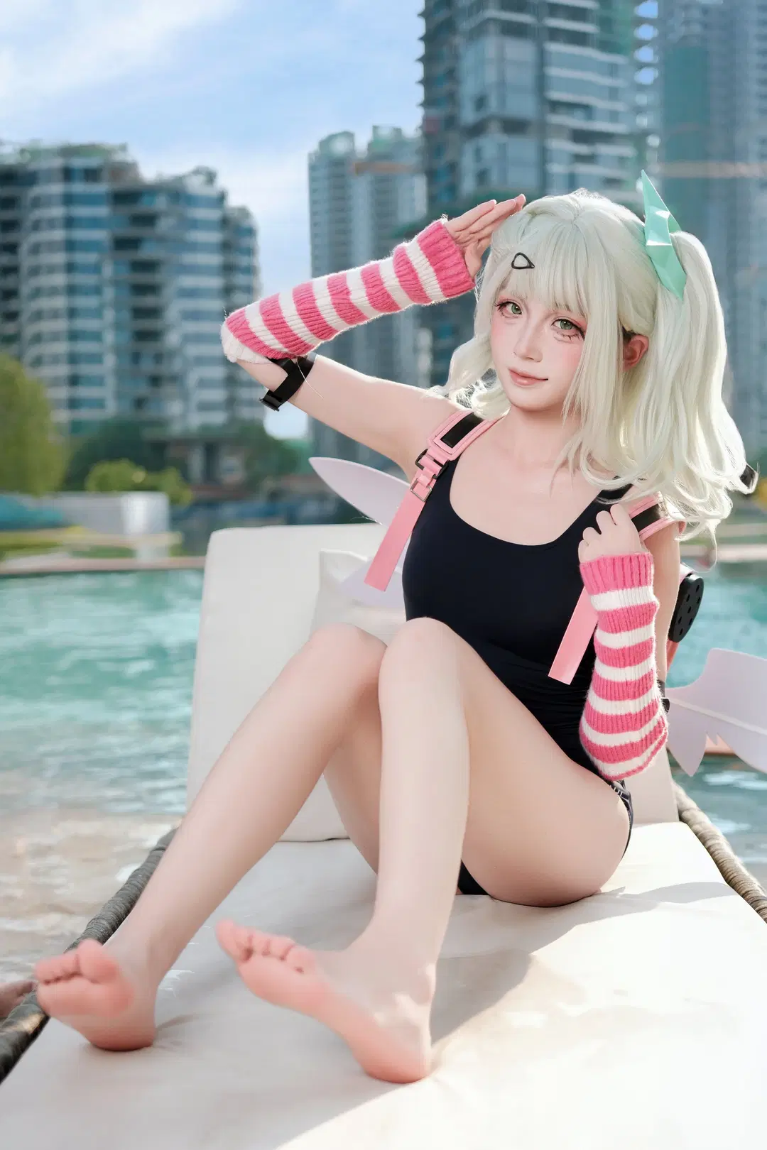 绝区零, 泳装摄影, 千夏cos, 二次元日常, cosplay外景
