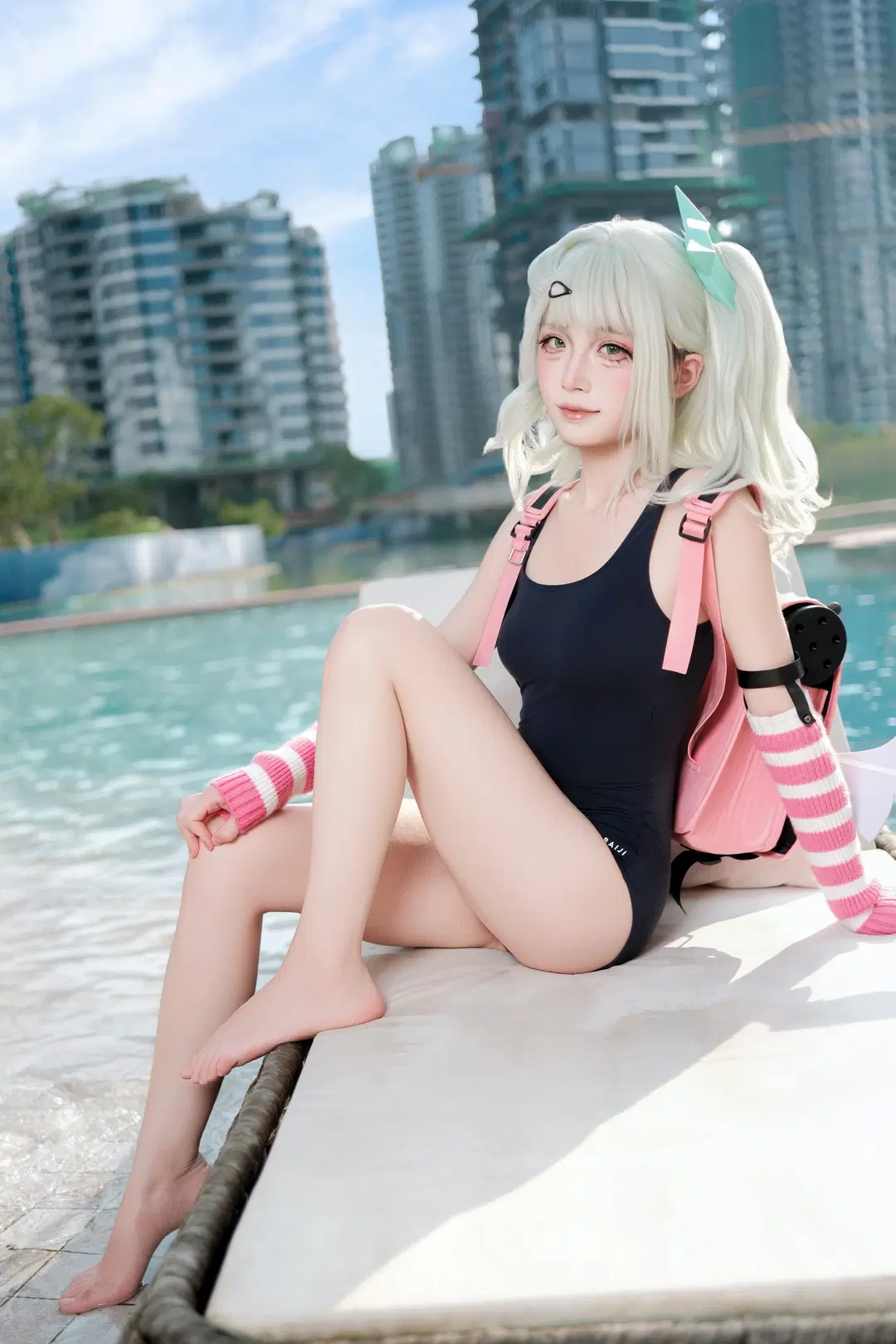 【千夏cos】绝区零泳池边的拍摄手记 - 蒜Suan - 第3张
