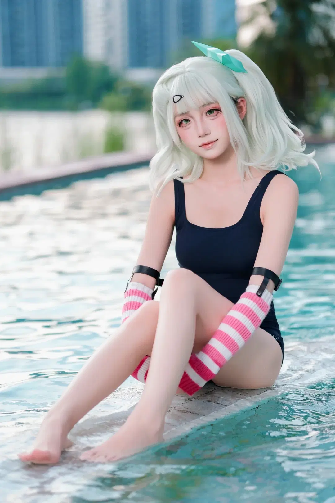 【Sunna cosplay】Zenless Zone Zero: A Crystal-Clear Summer Swimsuit by 蒜Suan - Image 2