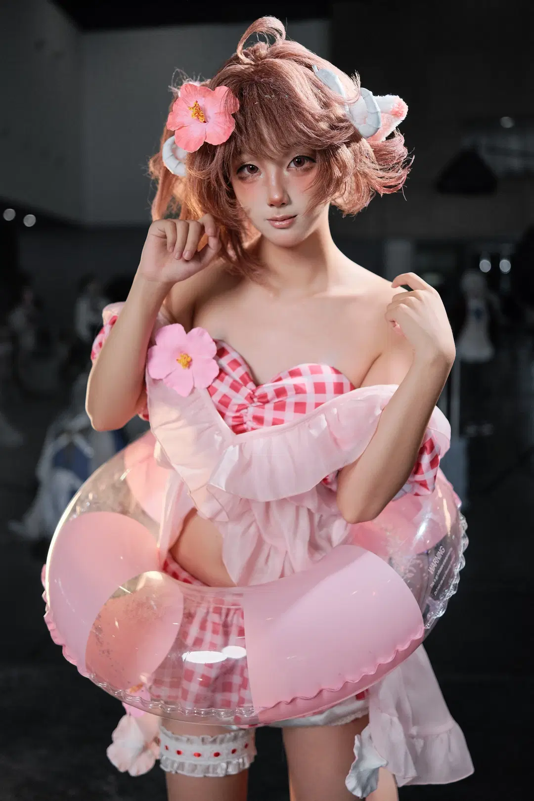 二次元, 泳装cos, 明日方舟, 艾雅法拉cos, cosplay摄影