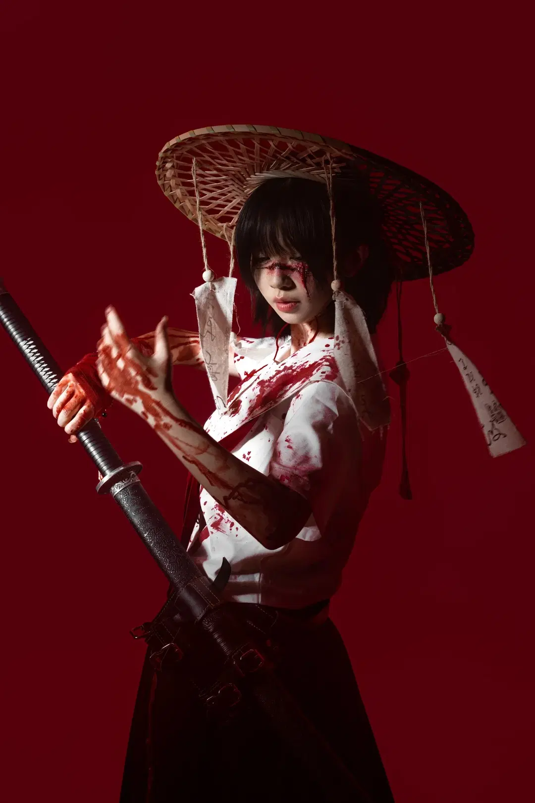 角色扮演, 和风武士, 暗黑摄影, 血腥美学, 斗笠刀客