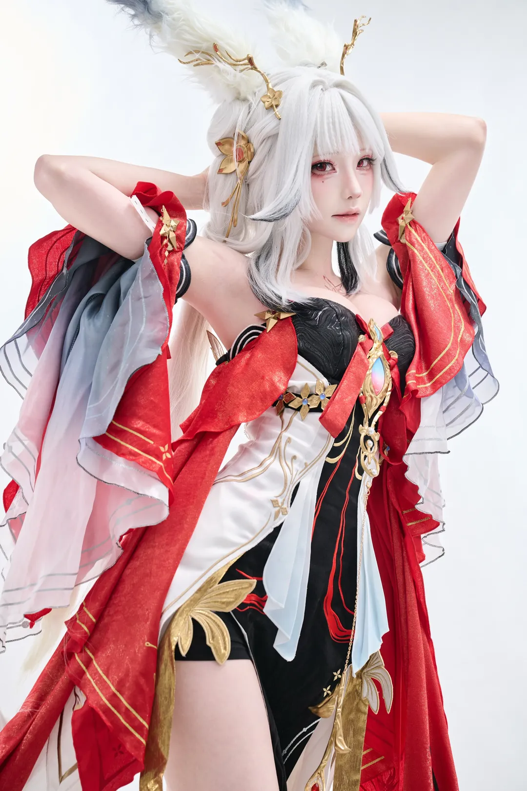 鸣潮, cosplay摄影, 兽耳, 狐尾, 心月狐cos - 第3张