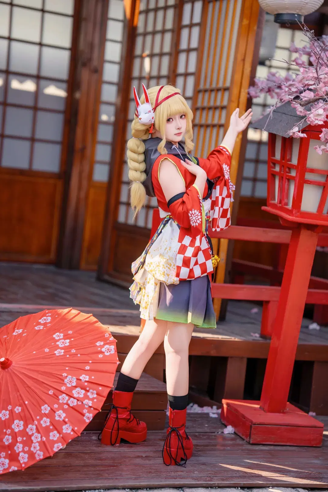 【藤田ことね コスプレ】『学園アイドルマスター』「冠菊」スタイリング撮影記録 - 灵白 - 2枚目