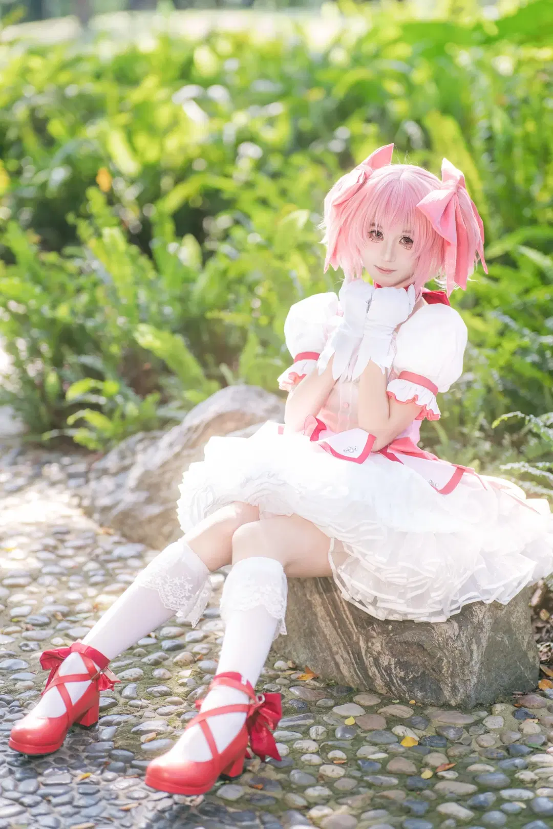 Puella Magi Madoka Magica, Puella Magi Madoka Magica cosplay, Stockings, Dongguan cosplay photography, Vitality