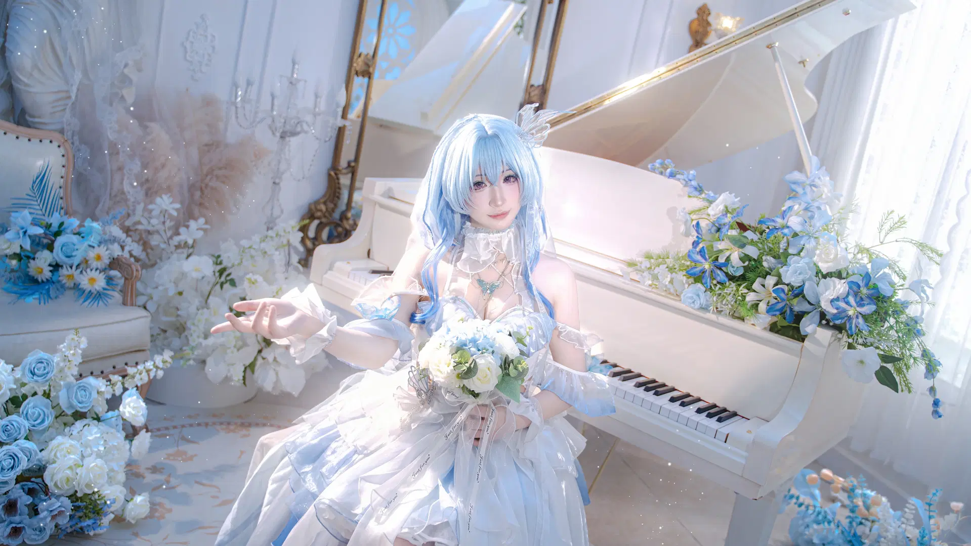 【守岸人cos】蓝白渐变的梦幻乐章 - 叶彦 - 第3张
