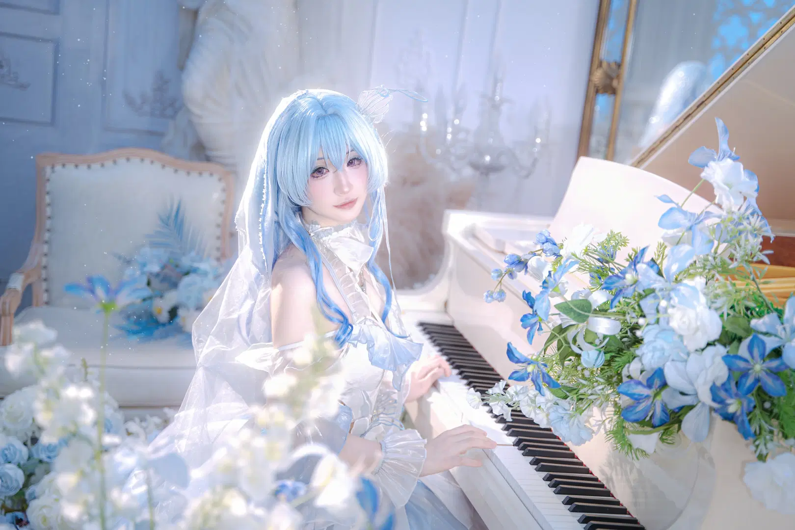【守岸人cos】蓝白渐变的梦幻乐章 - 叶彦 - 第4张
