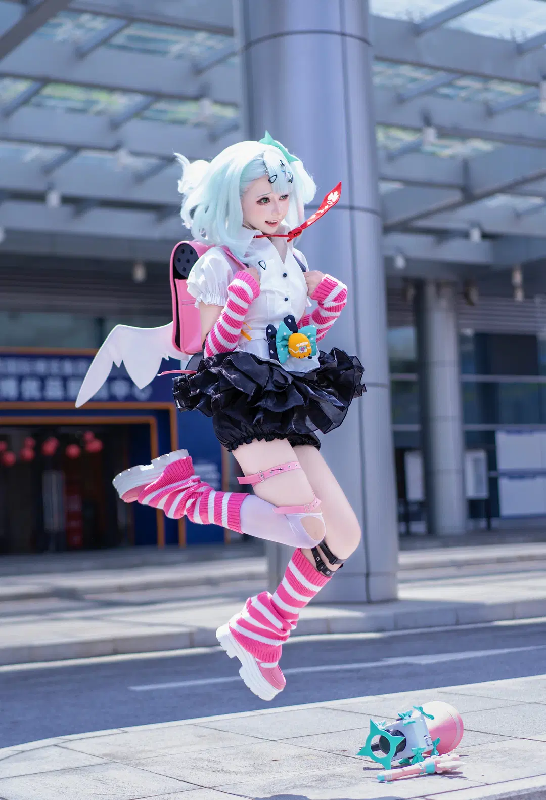 Dark Gothic Style and Cyberpunk Sci-Fi: Multi-Style Cosplay Behind-the-Scenes Sharing by 笙笙ovo - Image 12