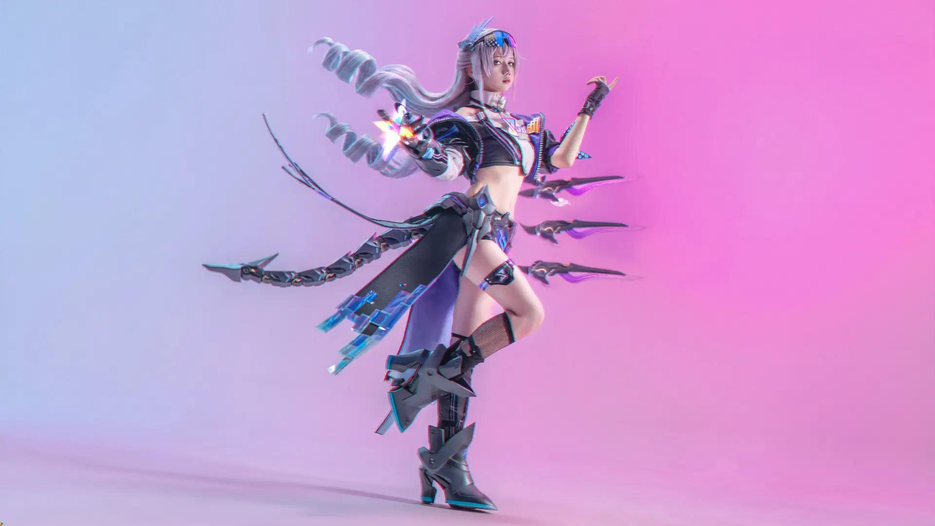 Dark Gothic Style and Cyberpunk Sci-Fi: Multi-Style Cosplay Behind-the-Scenes Sharing by 笙笙ovo - Image 2
