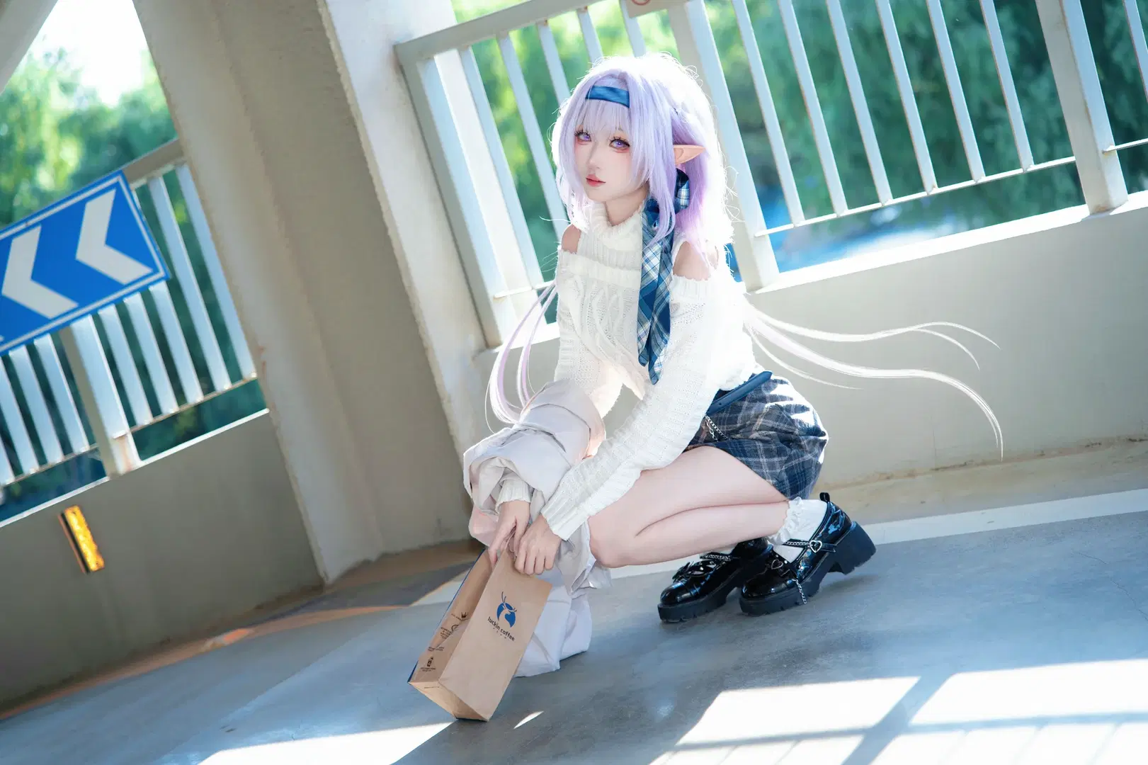 [Castorice cosplay] Honkai: Star Rail Casual Street Style for the Luckin Coffee Collaboration by 灼梦梦TOOGI_I - Image 3