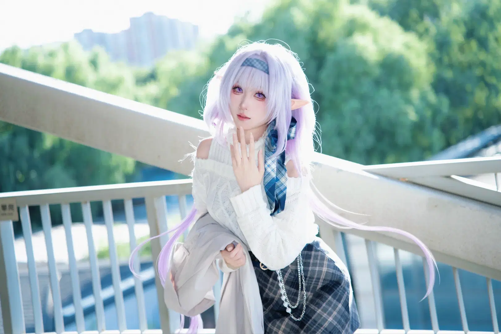 [Castorice cosplay] Honkai: Star Rail Casual Street Style for the Luckin Coffee Collaboration by 灼梦梦TOOGI_I - Image 4