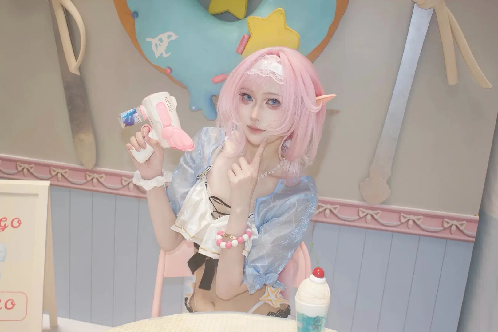 [Elysia Cosplay] Honkai Impact 3rd: Miss Pink Elf's summer vacation invitation by 三春早纪 - Image 5